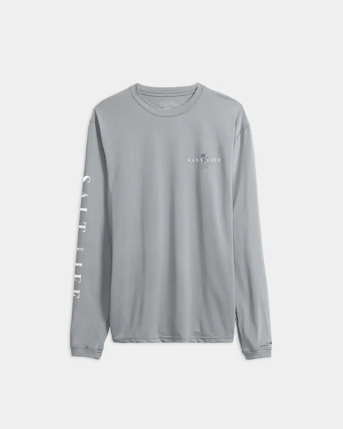 Men’s Crab Hammer SLX Performance Long Sleeve Tee - Image 8