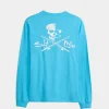Men's Skull and Poles Long Sleeve Shirt