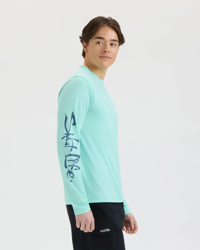 Men’s Secret Spot SLX Performance Long Sleeve Tee - Image 4