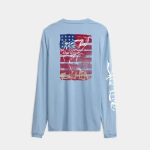 Men’s Americana Tuna SLX Performance  Long Sleeve Tee