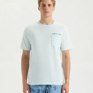 Alternative view of Men’s Salty Lineup Short Sleeve Tee