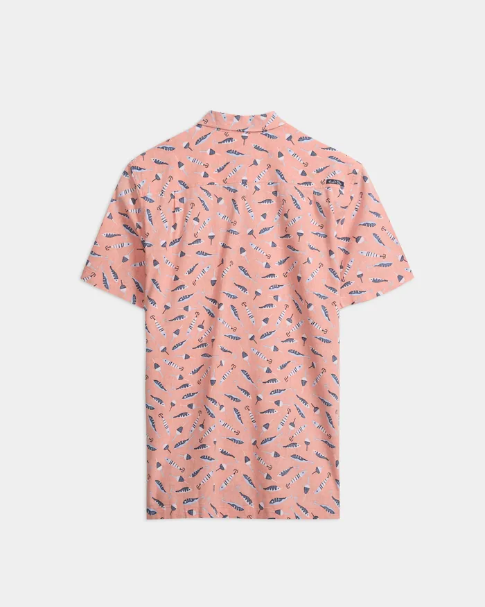 Men's Tempting Tackle Woven Short Sleeve Shirt - Image 2