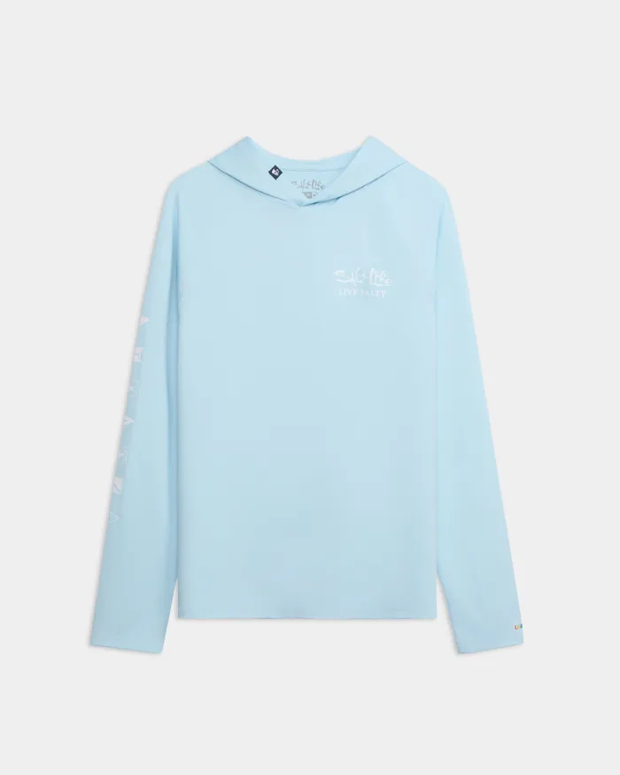 Men’s Ocean Kin 2.0 Perforated SLX Performance Hoodie - Image 2