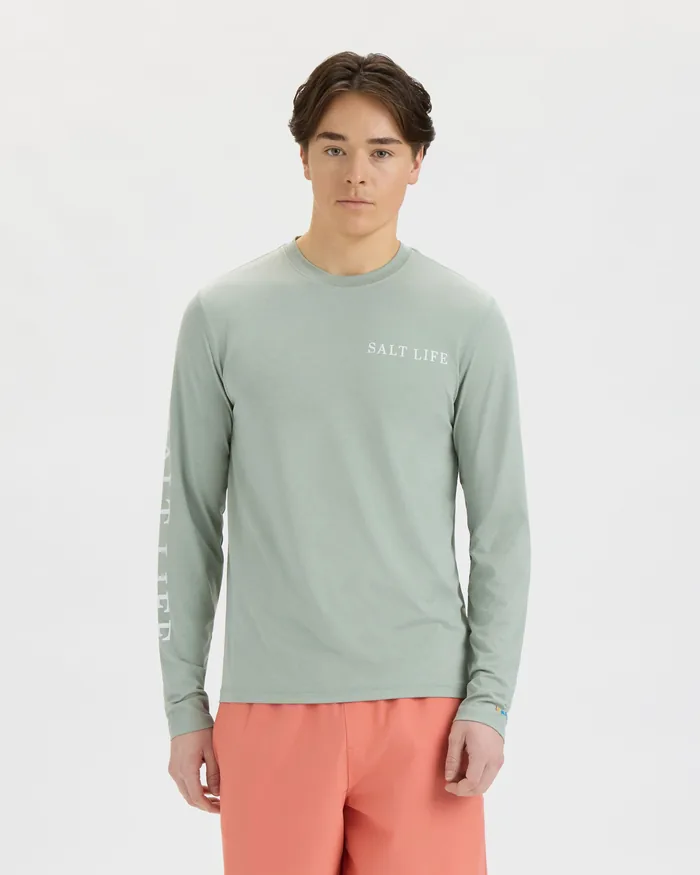 Men’s Lush Canopy Performance Long Sleeve Tee - Image 2