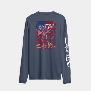 Men’s Americana Tuna SLX Performance  Long Sleeve Tee