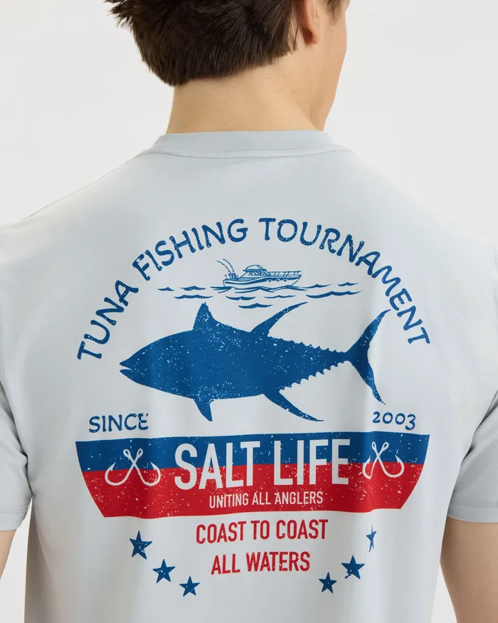 Men’s Tuna Tournament SLX Performance Short Sleeve Tee - Image 5