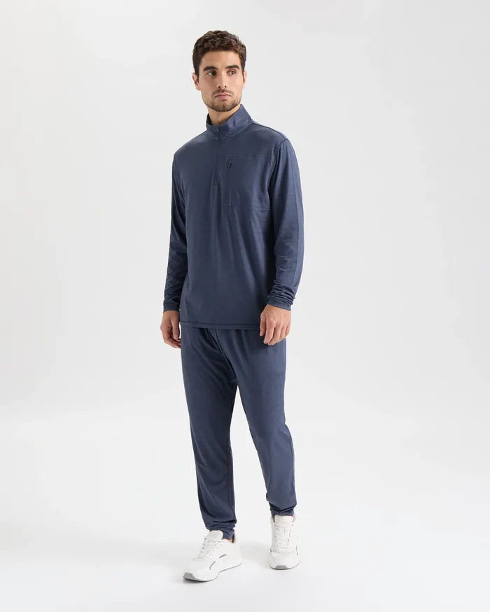 Men's Stamina Zip Mock Neck Performance Pullover - Image 6