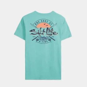 Men’s One Cast at a Time Short Sleeve Tee - BIG
