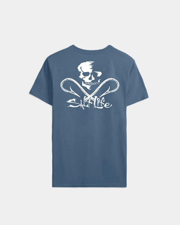 Men’s Skull and Hooks Short Sleeve Tee - BIG