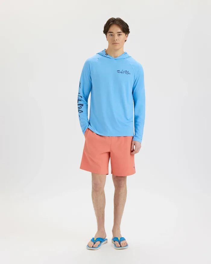 Men’s One Cast at a Time SLX Performance Hoodie - Image 6