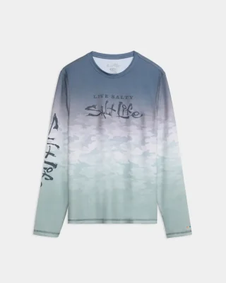 Men’s Fish Net Fade Perforated SLX Performance Tee