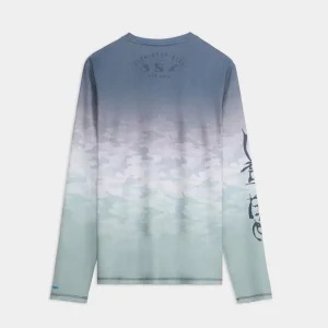 Alternative view of Men’s Fish Net Fade Perforated SLX Performance Tee