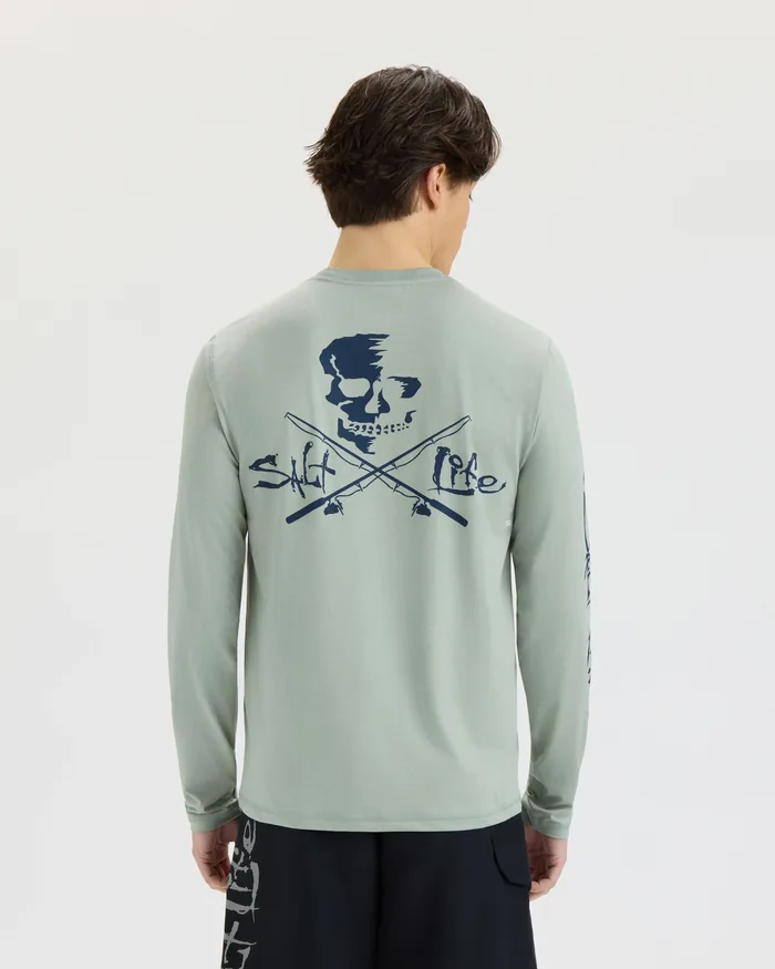 Skull and Poles SLX Performance Long Sleeve Tee - Image 4