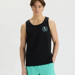 Alternative view of Men’s Skull and Hooks 30’s Tank