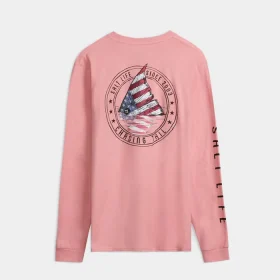 Men's Redfish and Stripes Long Sleeve Shirt