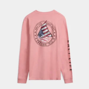 Men's Redfish and Stripes Long Sleeve Shirt