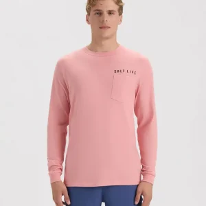 Alternative view of Men's Redfish and Stripes Long Sleeve Shirt