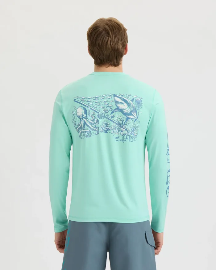 Men’s Underwater Diving 2.0 SLX Performance Long Sleeve Tee - Image 4
