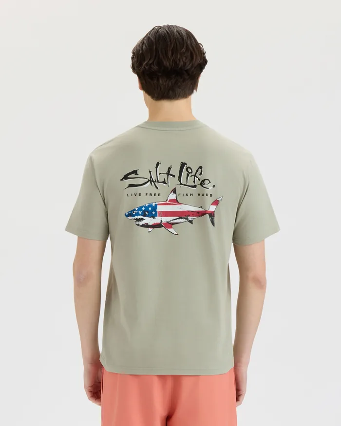 Men’s Fin Nation 30’s Tee - Image 4