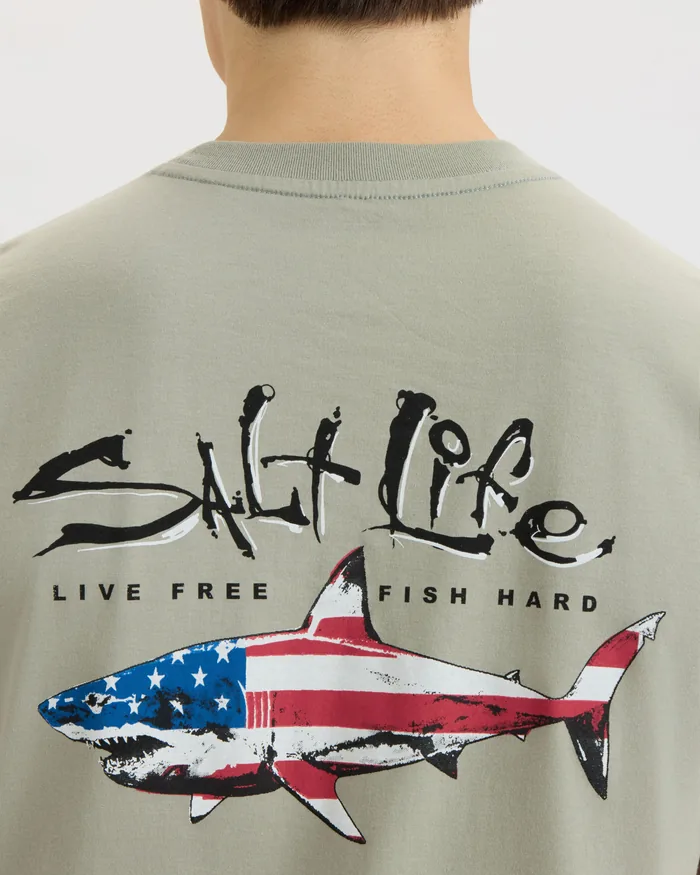 Men’s Fin Nation 30’s Tee - Image 5