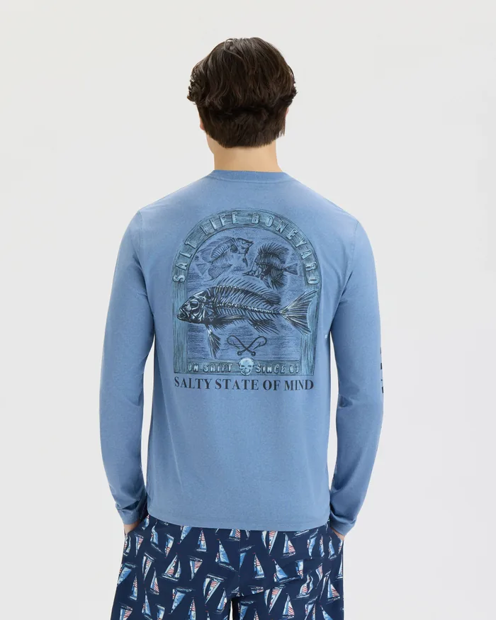 Men’s Boneyard SLX Performance Long Sleeve Tee - Image 4