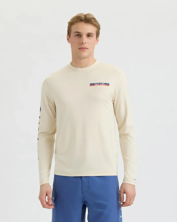 Men’s Tuna Tournament Long Sleeve SLX Performance Tee - Image 2