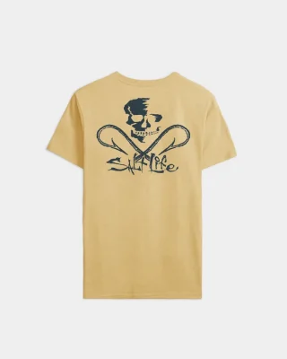 Men’s Skull and Hooks Short Sleeve Tee - BIG