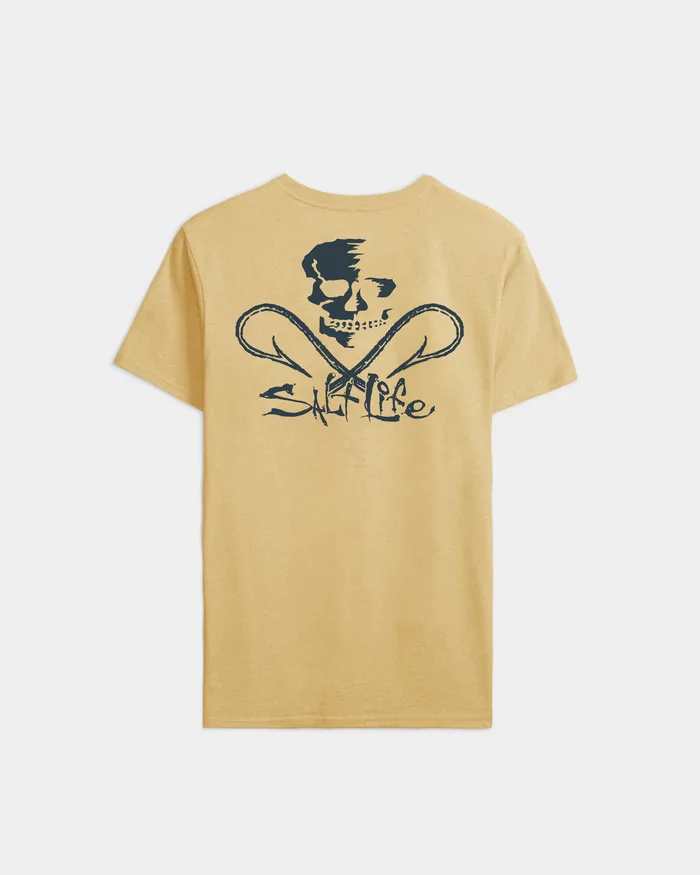 Men’s Skull and Hooks Short Sleeve Tee - BIG