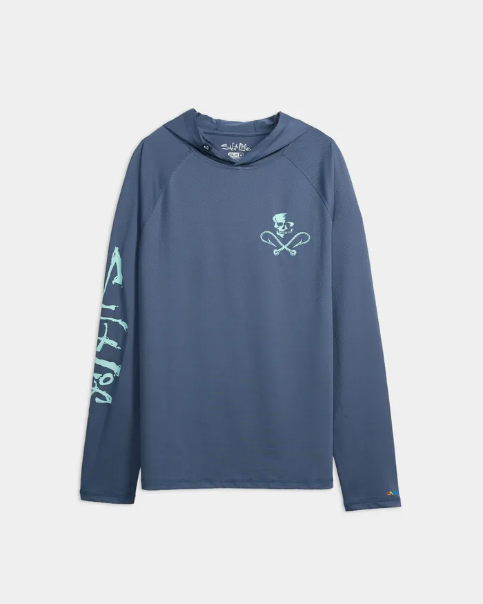 Men’s Born Salty Performance Hoodie - Image 2