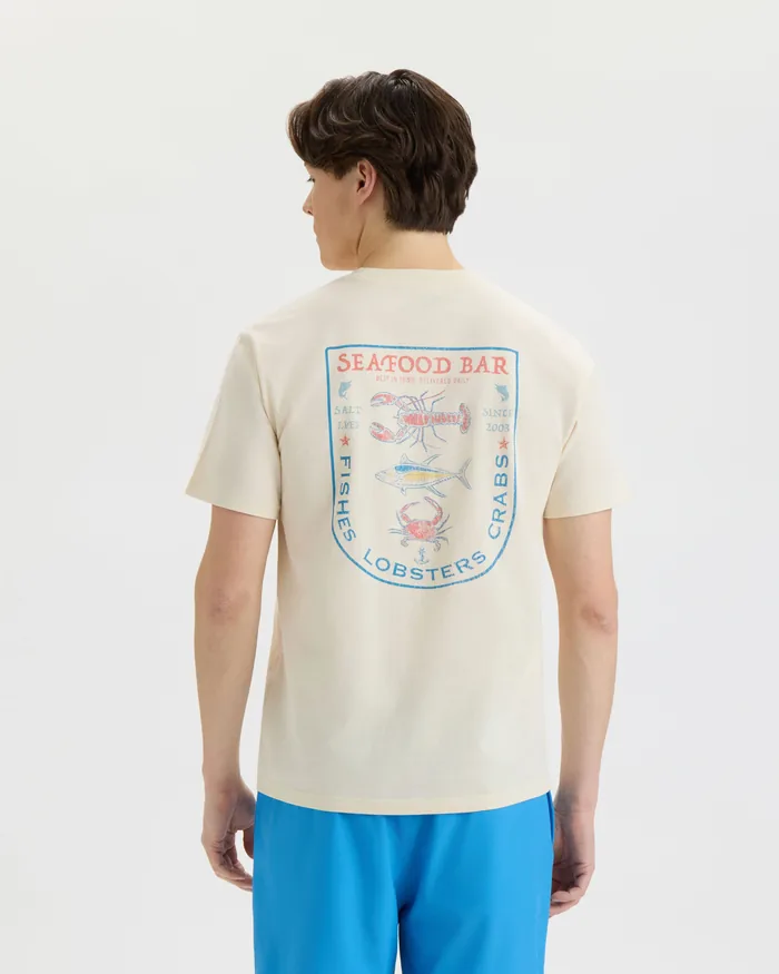 Men’s Seafood Bar 30’s Tee - Image 4