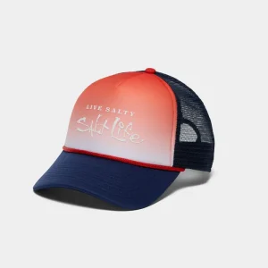 Red, White & Waves Hat