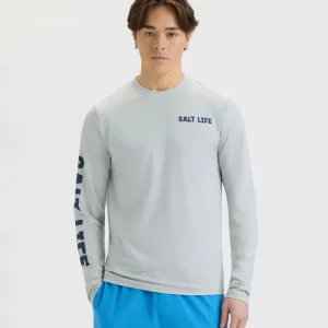 Alternative view of Men’s Salt Life Sunset Long Sleeve SLX Performance Tee