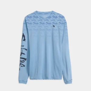 Marlin Retreat Fade Long Sleeve Performance Tee
