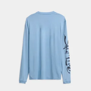 Alternative view of Marlin Retreat Fade Long Sleeve Performance Tee