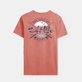 Men’s One Cast At A Time Short Sleeve Tee