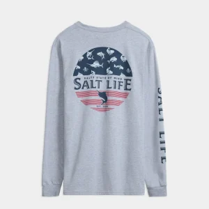 Men's Salty Honor Bones Long Sleeve Shirt