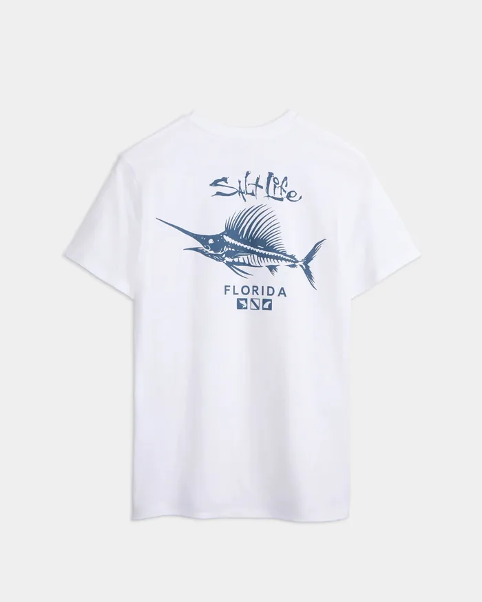 Men's Sailfish N' Bones FLORIDA Short Sleeve Shirt