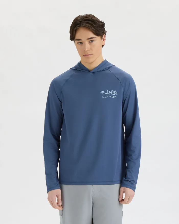 Men’s Ocean Kin 2.0 Perforated SLX Performance Hoodie - Image 2