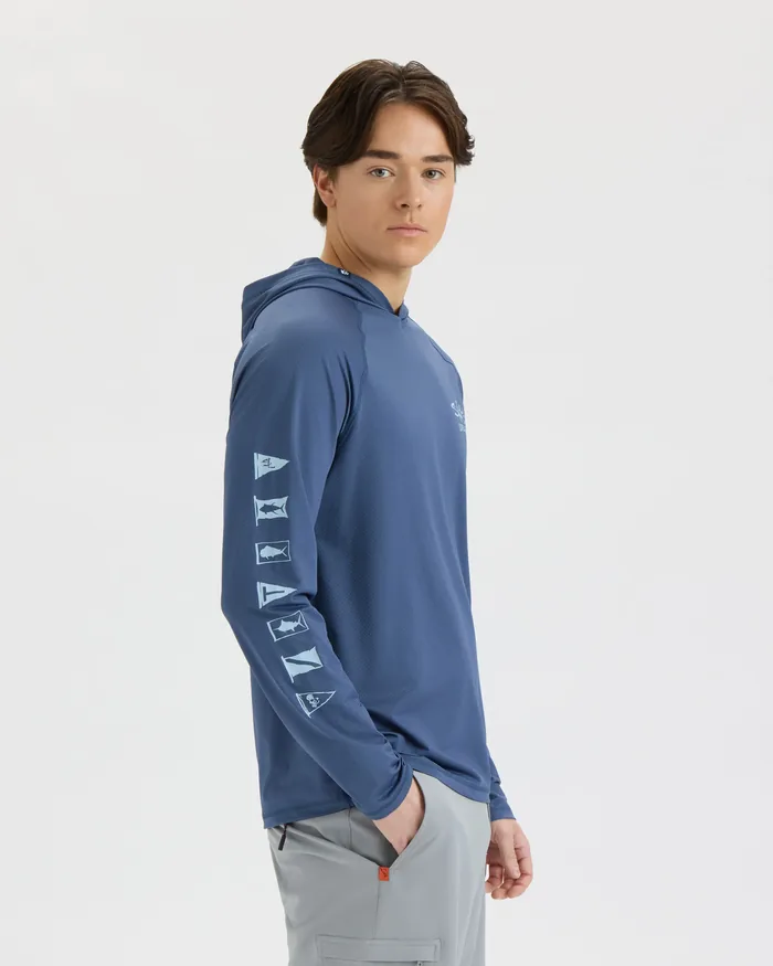 Men’s Ocean Kin 2.0 Perforated SLX Performance Hoodie - Image 6