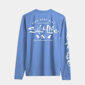 Alternative view of Men's Watermans Trifecta SLX Performance Long Sleeve Shirt