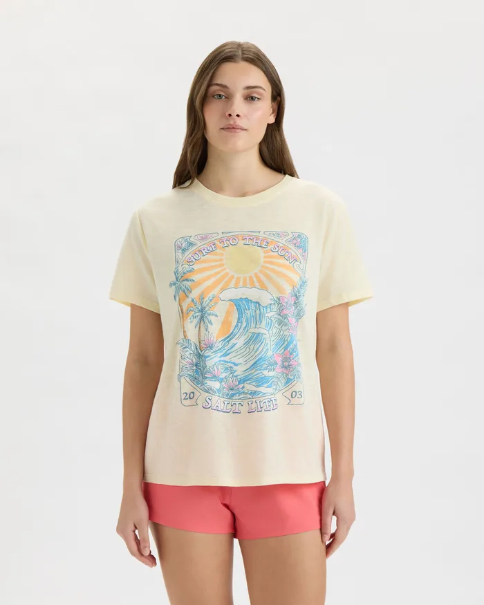 Women’s Surf the Sun Relaxed Boyfriend Tee - Image 2