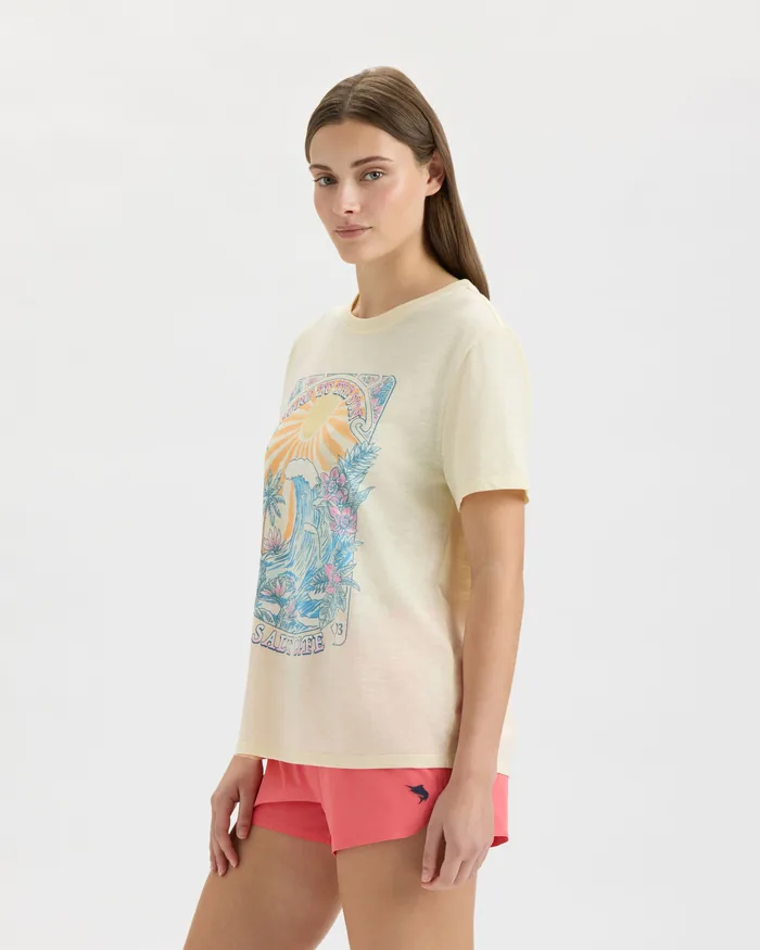 Women’s Surf the Sun Relaxed Boyfriend Tee - Image 3