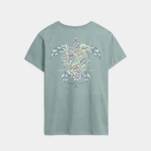 Women’s Floral Turtle Original Tee