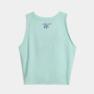 Alternative view of Women’s Tropical Bliss Tie Front Tank Top