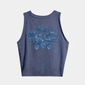 Women’s Aquarium Turtle Tie Front Tank Top