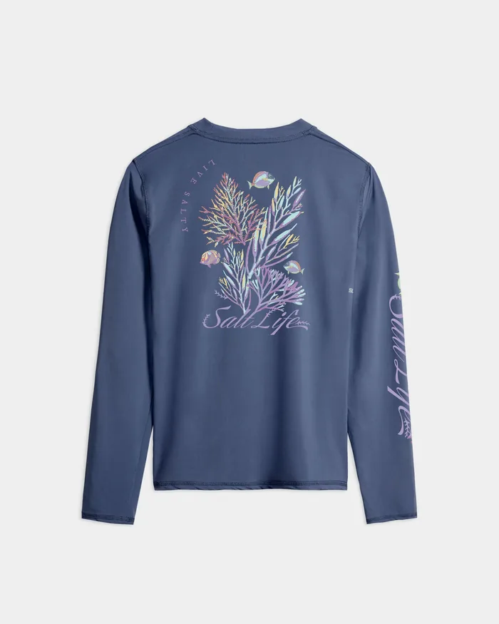 Women’s Colorful Coral Reef SLX Performance Long Sleeve Tee