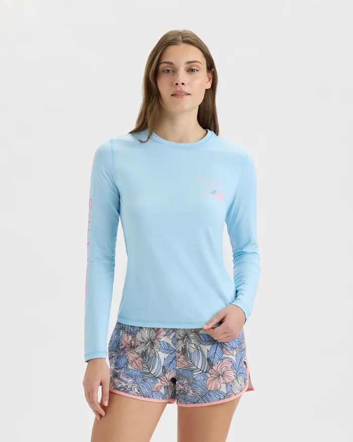 Women’s Keep Surfing SLX Performance Long Sleeve Tee - Image 2