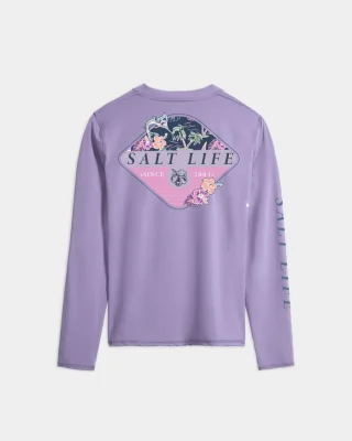 Women’s Salty Marlin Badge SLX Performance Long Sleeve Tee