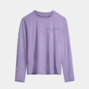 Alternative view of Women’s Salty Marlin Badge SLX Performance Long Sleeve Tee