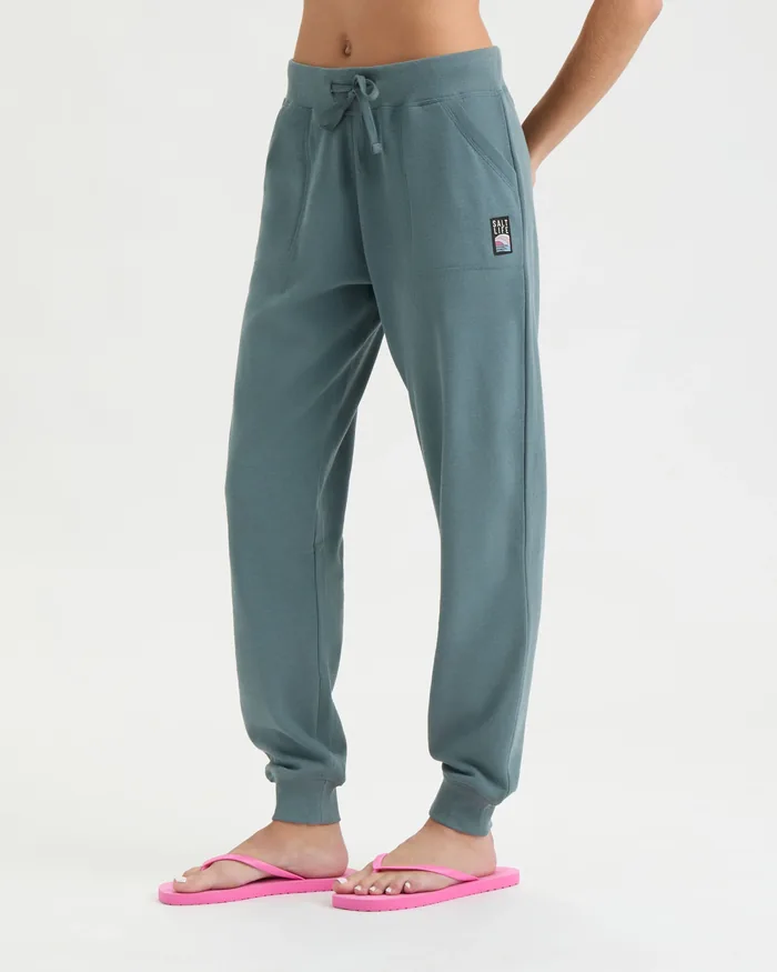 Women's Saltsations Ocean Washed Fleece Joggers - Image 5